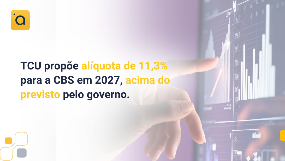 TCU propõe alíquota de 11,3% para a CBS em 2027, acima do previsto